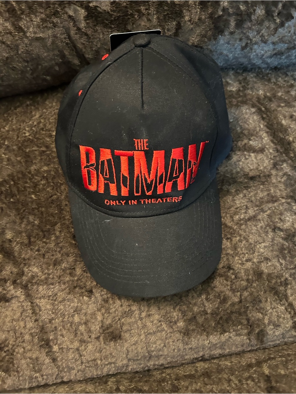 Batman Black Hat with Red Interior Logo